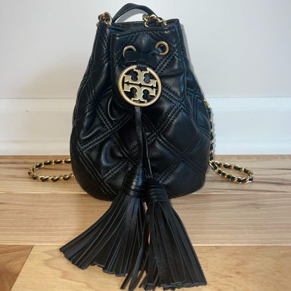 Tory Burch Fleming Soft Mini Bucket Bag